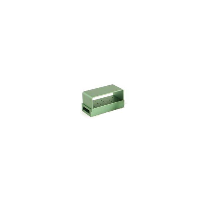 Pac-Dent 038G Bur Block Aluminum with Cover FG 15-Hole Green Pac-Dent 038G Bur Block Aluminum with Cover FG 15-Hole Green
